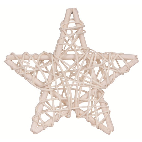Natural Mesh Stars 12cm 10 Pack