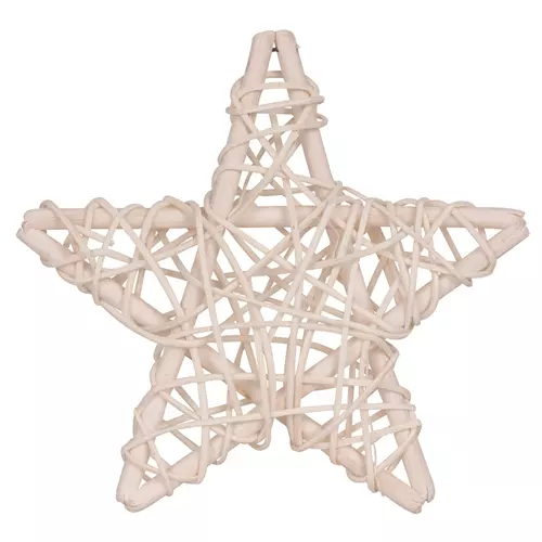 Natural Mesh Stars 12cm 10 Pack
