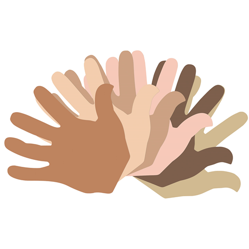 Paper Shapes Hands 50 Pack