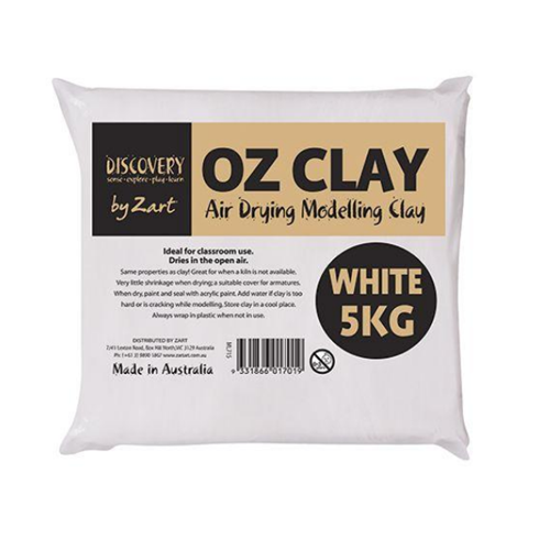 Air Drying Modelling Clay White 5kg