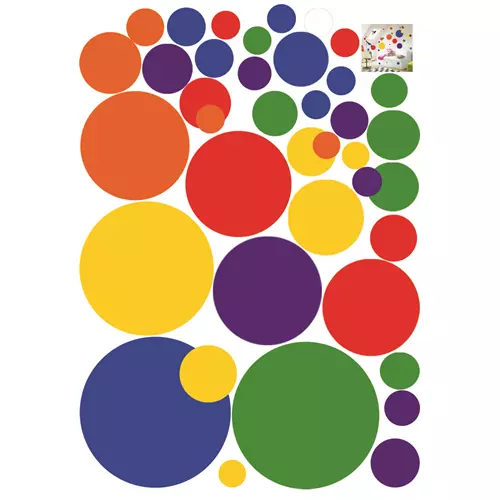 Moveable Vinyl Dots 35 Pack