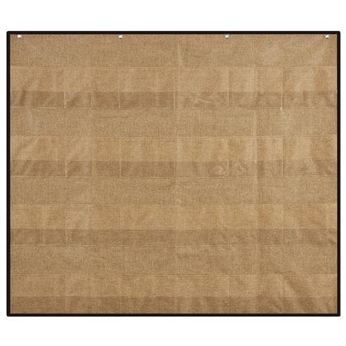 Hessian Wall Storage Pockets 120 x 102cm
