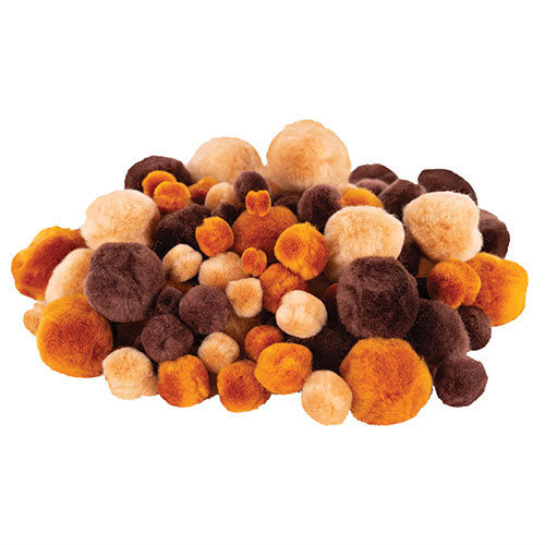 Pom Pom - Earth Tones 55g Pack