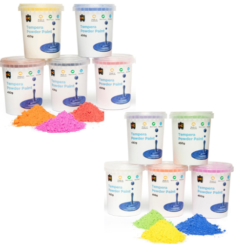 EC Tempera Powder 450gm - Set of 10
