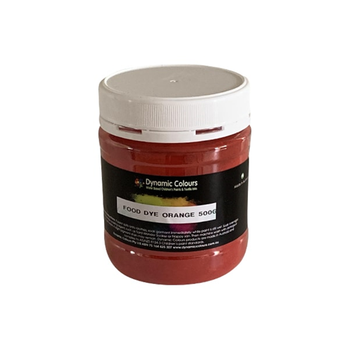Dynamic Colours Edible Food Dye Orange 500g