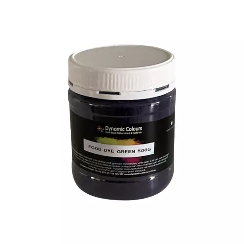 Dynamic Colours Edible Food Dye Green 500g