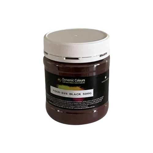 Dynamic Colours Edible Food Dye Black 500g