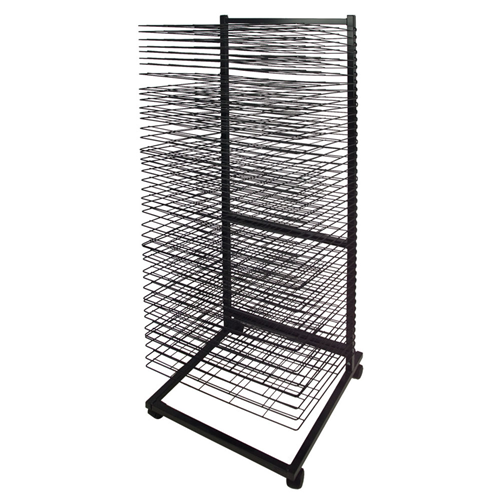 Art Drying Rack 45 Shelves Spring Loaded