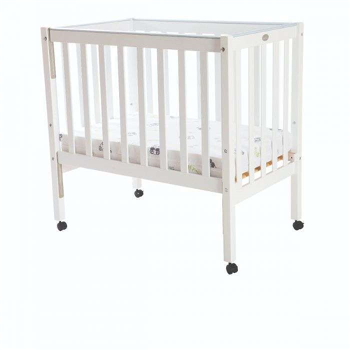 Sunbury Compact Cot with Mattress White