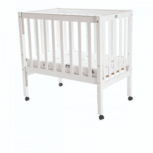 Sunbury Compact Cot with Mattress White