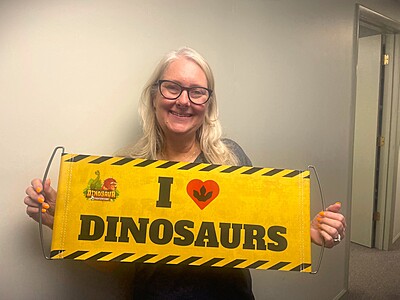 Dinosaur Hand Held Banner (10 Pack) Dinosaur Hand Held Banner (10 Pack)