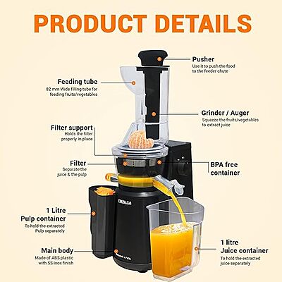 Inalsa slow juicer Nutri N Vit