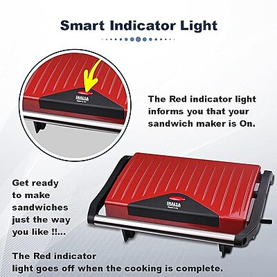 INALSA Sandwich Grill 750W Toast & Co