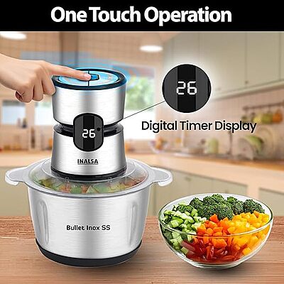 Inalsa Electric chopper bullet inox SS Inalsa Electric chopper bullet inox SS