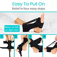 Standard Night Splint w Pressure Ball - Universal Size & Side HCPCs L4398