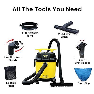 INALSA Wet and Dry Vacuum Cleaner for Home WD10 INALSA Wet and Dry Vacuum Cleaner for Home WD10
