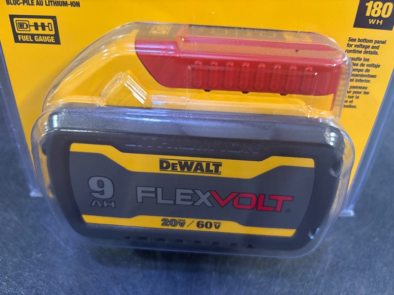 DEWALT DCB609 - BATTERY60V FLEXVOLT 3AH/9AH DEWALT DCB609 - BATTERY60V FLEXVOLT 3AH/9AH