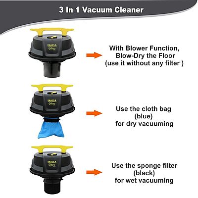 INALSA Wet and Dry Vacuum Cleaner for Home WD10 INALSA Wet and Dry Vacuum Cleaner for Home WD10