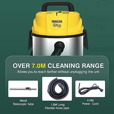 Inalsa Vacuum Cleaner Micro WD20 Inalsa Vacuum Cleaner Micro WD20