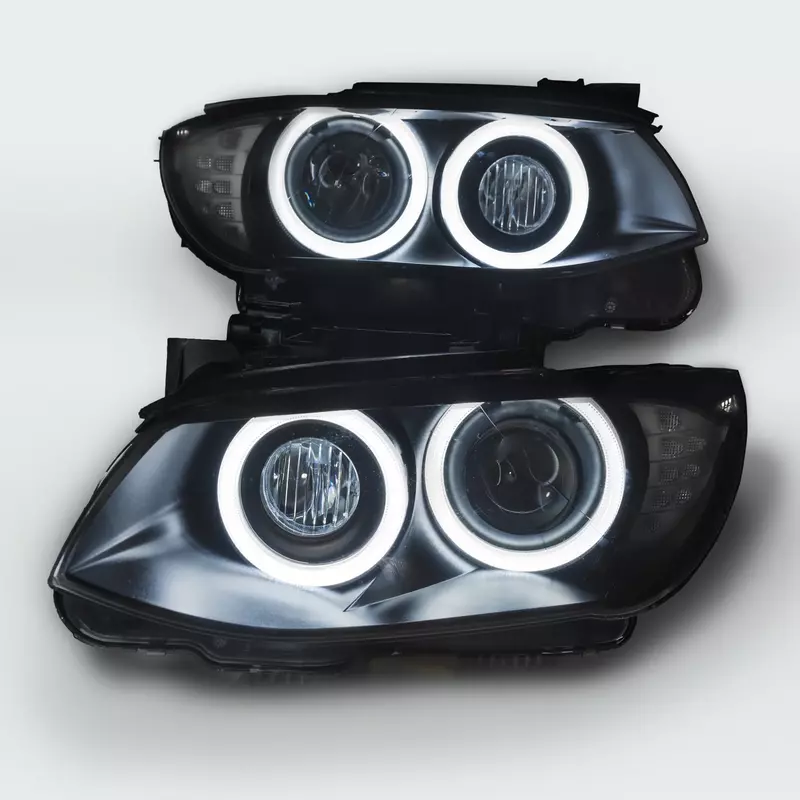 Pre-Built Round Ring Headlights – LCI E92/E93 3 Series Coupe & Convertible (2011–2013)