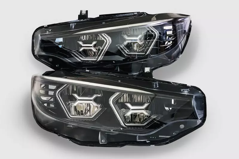 Pre-Built Vision Concept Headlights w/ Amber Concept X – F8X M3/M4 & F32/F36 (2015–2017 LED Only)