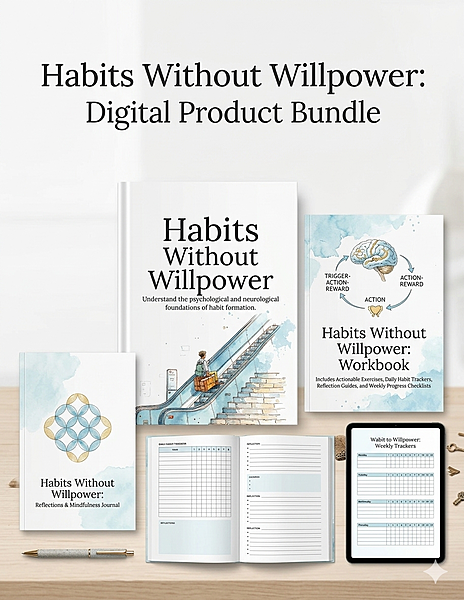 Habits Without Willpower Bundle β 6-Piece Habit Formation Toolkit (Ebook, Listicle, Course, Guide & Checklist, Podcast Audio)