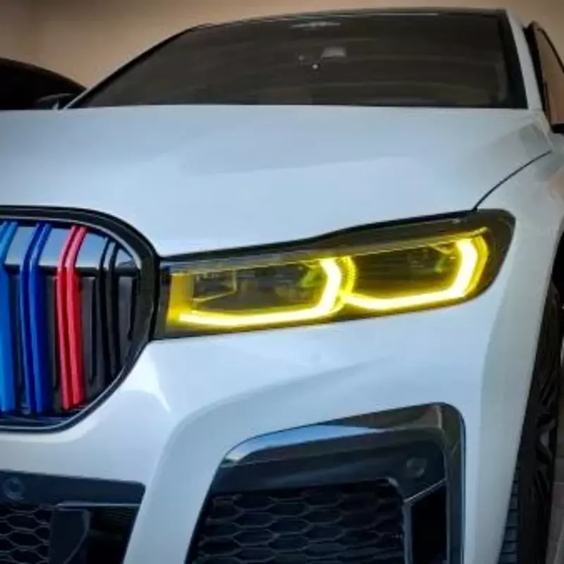 CSL Yellow DRL Upgrade – G11/G12 LCI 7 Series (2019–2021 Laser Headlights)