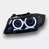 BMW E90 E91 LCI Round Ring Headlight Retrofit (2009β2011 | Xenon Only)