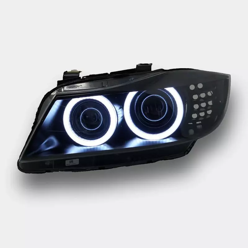 BMW E90 E91 LCI Round Ring Headlight Retrofit (2009β2011 | Xenon Only)