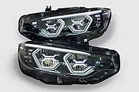 Pre-Built F8X F80 M3, F82/F83 M4, F32/F36 Vision Concept Headlights with Blue Concept X