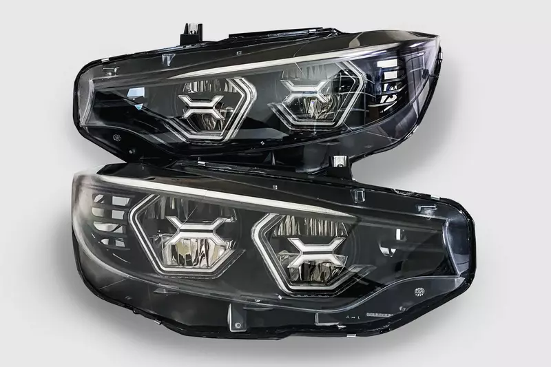 Pre-Built F8X F80 M3, F82/F83 M4, F32/F36 Vision Concept Headlights with Blue Concept X