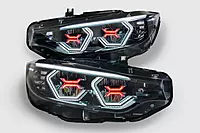 Pre-Built Vision Concept Headlights with Red Concept X β F8X M3/M4 & F32/F36 (2014β2017 LED Only)