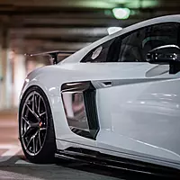 OEM Audi Sport LMS GT4 Carbon Fiber Side Blades for Audi R8 Gen 2 (2017–2023)