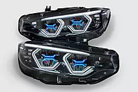 Pre-Built F8X F80 M3, F82/F83 M4, F32/F36 Vision Concept Headlights with Blue Concept X