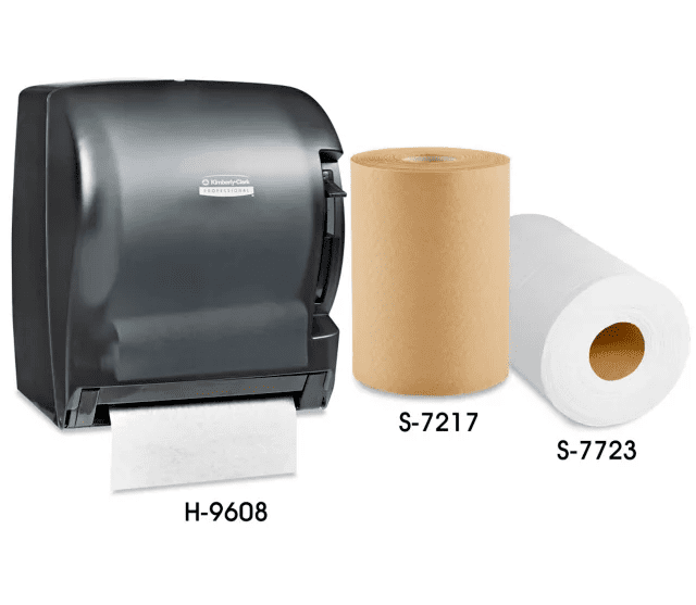 pack despachador y toalla en rollo