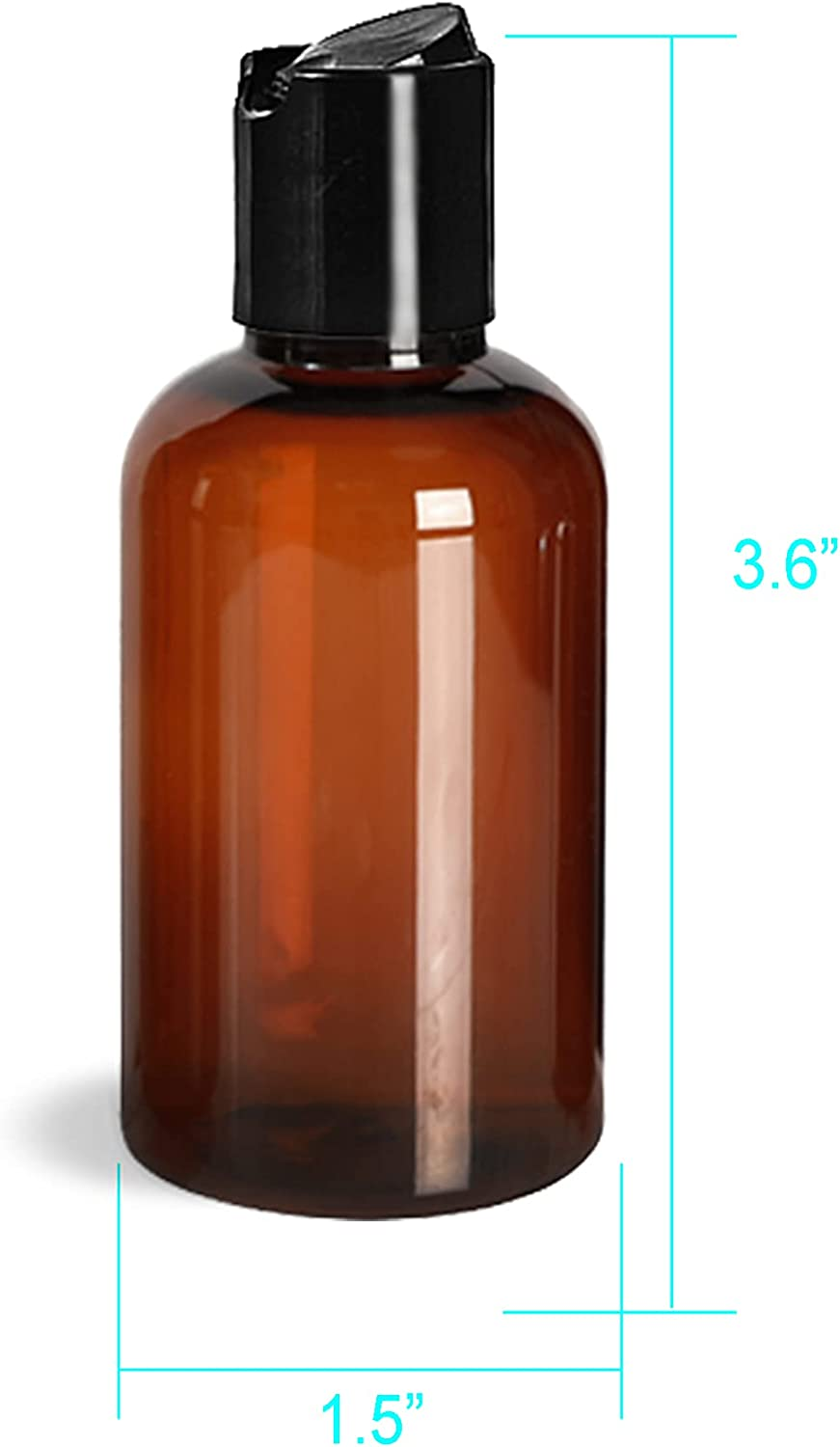 botella pet 2 oz ámbar