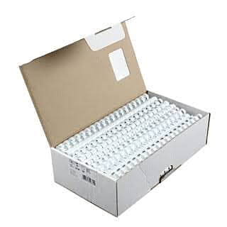40-0064-05 - BINDING COMBS 10MM WHITE 100 PACK TREELINE