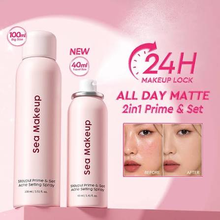 Sea Makeup Stayput Prime & Set Acne Setting Spray