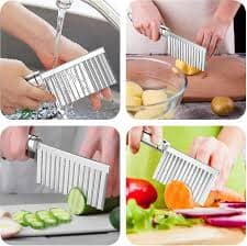QUALITY CRINKLE CUTTER WAVY CUTTER WITH HANDLE