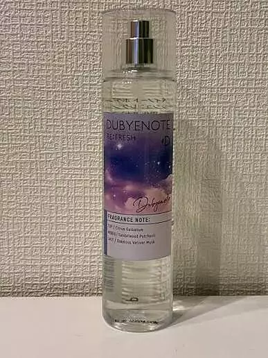 Dubyenote #D Body Mist