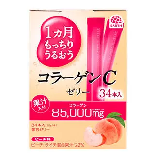 Earth Collagen C Jelly Peach