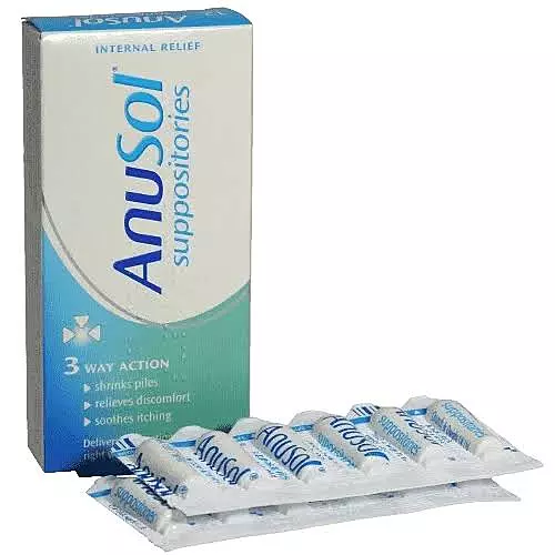 Anusol Suppositories 59MG/ 24MG/ 296MG