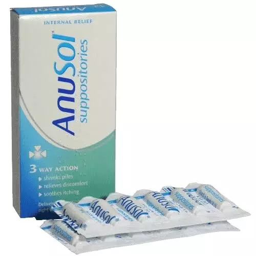 Anusol Suppositories 59MG/ 24MG/ 296MG