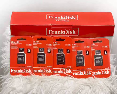Frankdisk 8gb Ultra HD MicroSDHC UHS-I CARD With Adapter