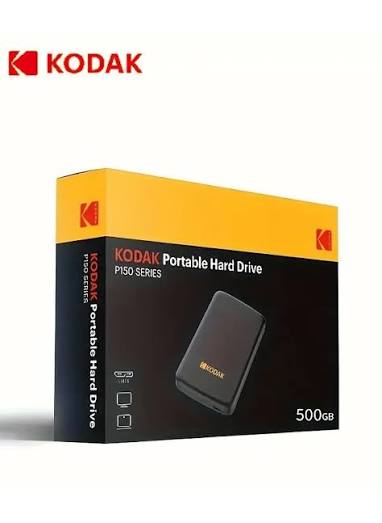 Kodak Portable External Hard Drive P150 For Storage And Backup.