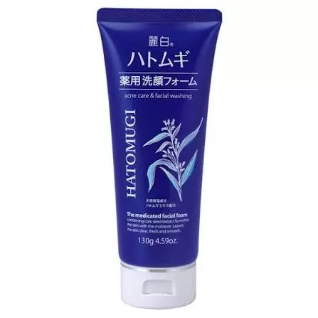 Reihaku Hatomugi Medicated Acne Care Facial Foam 130g