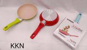 PORTABLE NON-STICK MARBLE COATING FRY PAN NON-STICK FRYING PAN