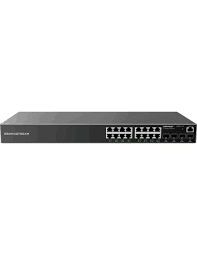 Grandstream Enterprise L2 16 port Managed GbE PoE+ Switch 240W