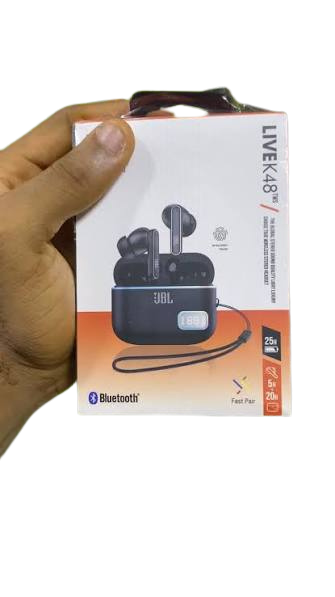 The JBL K48 Wireless Bluetooth Earbuds are compact and convenient wireless earbuds