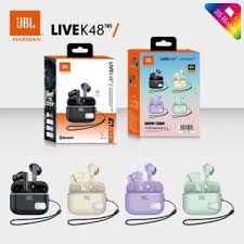 The JBL K48 Wireless Bluetooth Earbuds are compact and convenient wireless earbuds